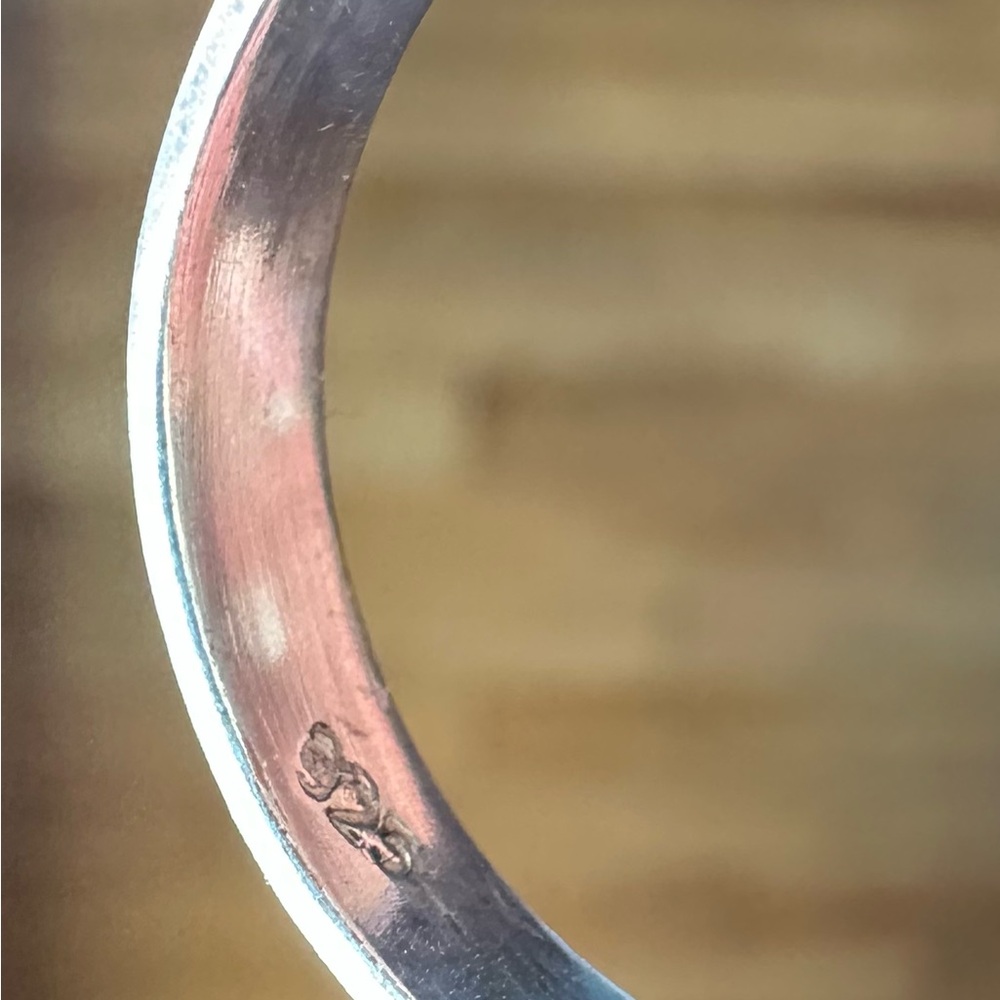 Elegant Silver and Pink MoonStone Ring - Picture 8 of 8